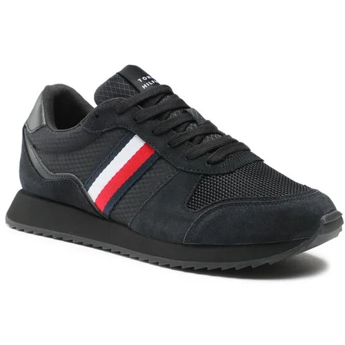 Tommy Hilfiger Superge Runner Evo Mix FM0FM04699 Črna