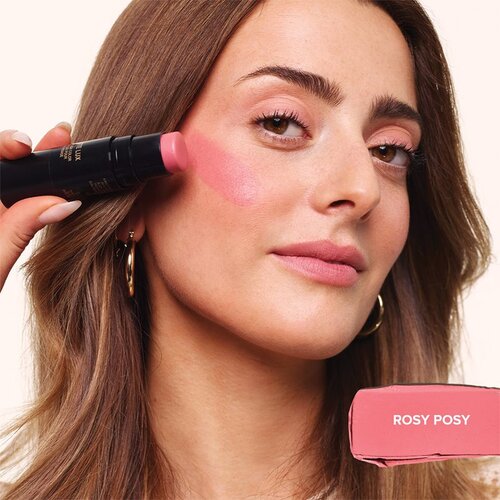 Nudestix Nudies Matte Lux večnamenski svinčnik za oči, ustnice in lica odtenek Rosy Posy 7 g Slike