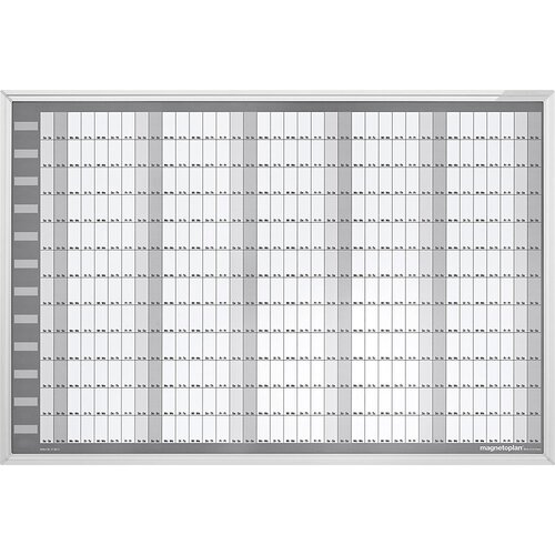 Magnetoplan Letni planer MANAGER s kompletom dodatkov, tip CC, 7-dnevni teden in razdelitev na 365 dni, &amp;Scaron;xV 920 x 625 mm Slike