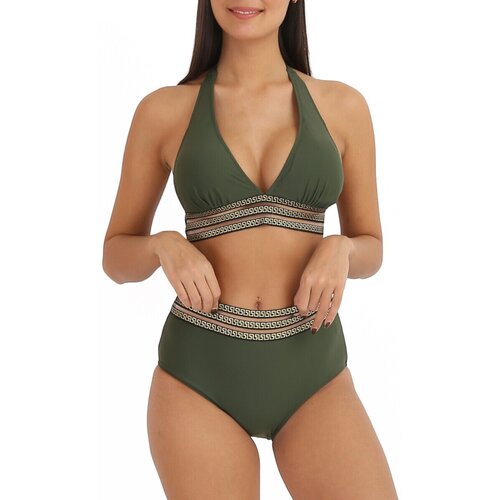La Modeuse Dvodelne kopalke 58885_P135780 Kaki Cene