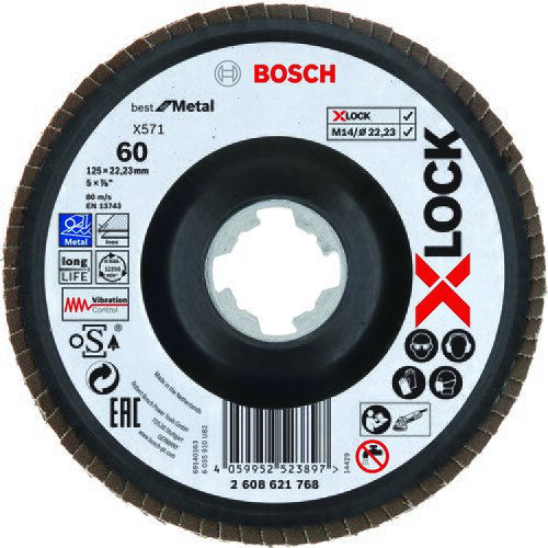 Bosch X571 Best for Metal X-LOCK lamelne brusne ploče, verzija pod uglom 2608621768 Cene