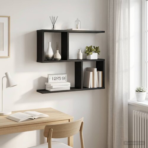  Polica na zidu 60 x 12 x 50,5 cm Konstruirano drvo Slike