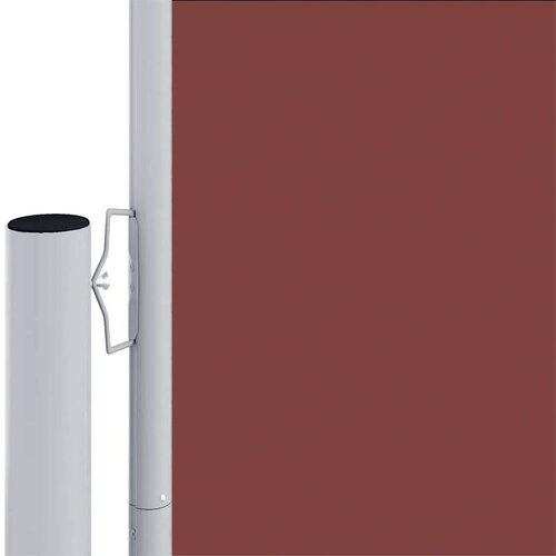 VidaXL Uvlačiva bočna tenda smeđa 200 x 1000 cm Slike