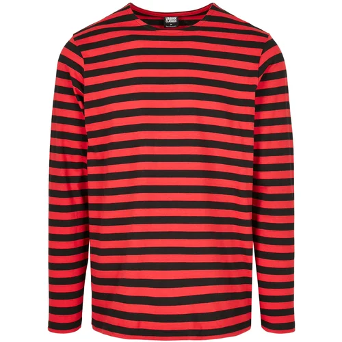 Urban Classics Regular Stripe LS burnt/bl