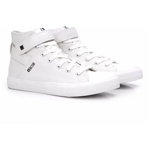 Big Star Men's High Sneakers White Y174024