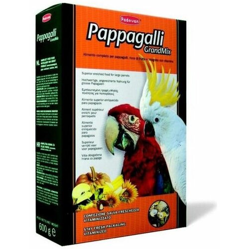 Padovan grandmix pappagalli hrana za velike papagaje 18kg Slike