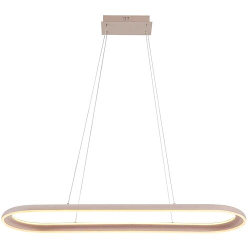  LED luster na sajli CASHMERE LED/80W/230V 30x100 cm bela Slike