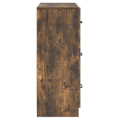  Ormar s ladicama Dimljeni hrast 66 x 34 5 x 87 cm - Dimljeni hrast Slike