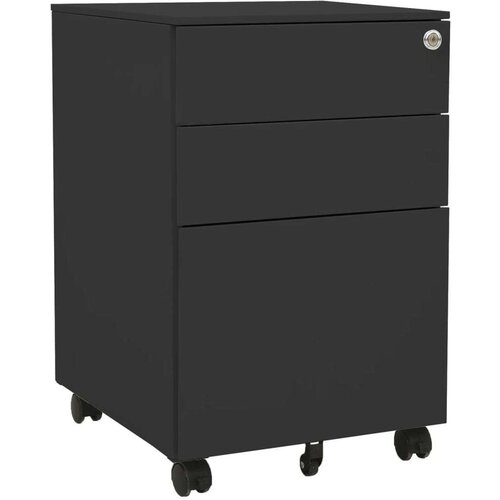 vidaXL Premična omara za dokumente antracitna 39x45x60 cm jeklo Cene
