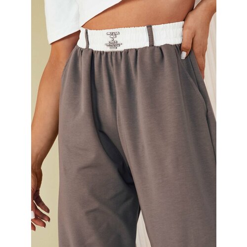 DStreet MINAM Women's Trousers Grey Slike