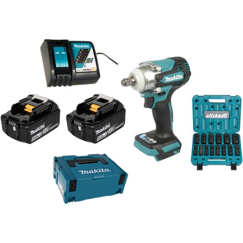 Makita DTW300TJX7 Aku udarni odvijača sa 2x5Ah baterije + set nasadnih ključeva Cijene