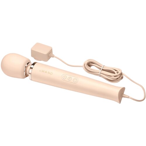 Le Wand plug-In masažni vibrator, krem Slike