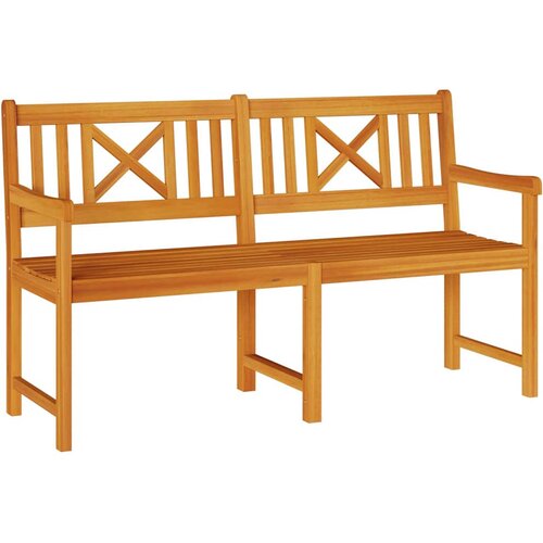  Vanjska klupa Prirodna 150 x 56 x 90 cm Čvrsto drvo akacije Slike