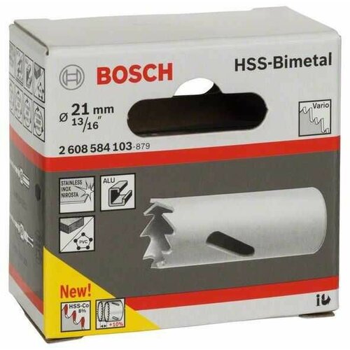 Bosch testera za otvore hss-bimetal za standardne adaptere 2608584103/ 21 mm/ 13/16" Slike