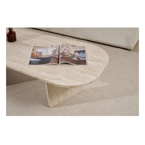 Hanah home sto za kafu ovalis travertine Slike