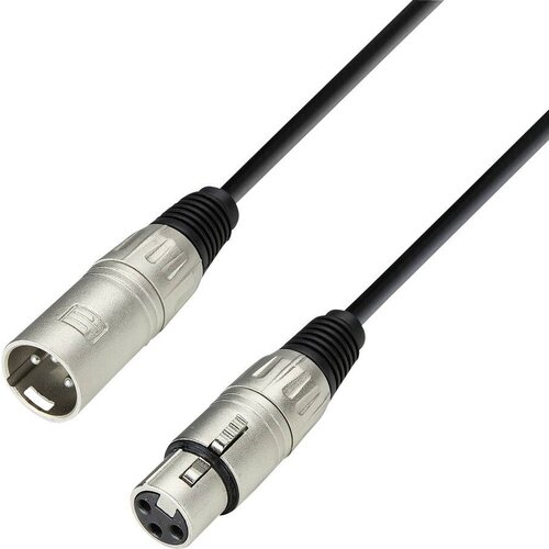 Adam Hall Mikrofonski kabel\, 1 m\, črne barve\, ženski XLR-konektor/mo&amp;scaron;ki XLR-konektor K3MMF0100 (20428064) Slike