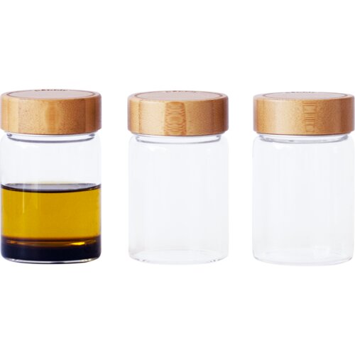 Komplet 3 okroglih kozarcev za shranjevanje, 75 ml - 1 Set Cene