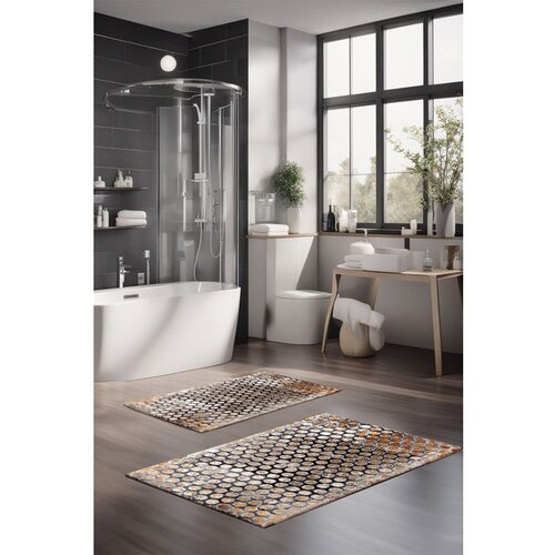  CT-5099 multicolor bathmat set (2 pieces) Cene