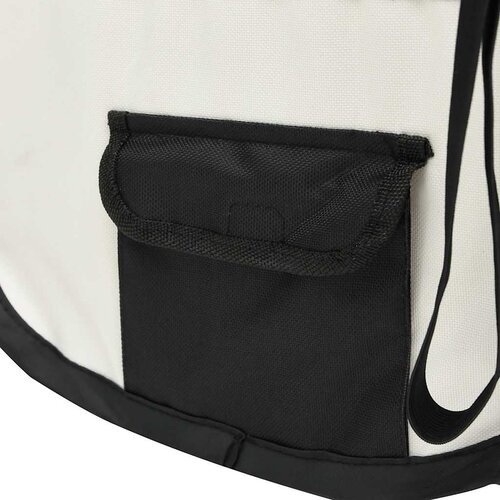  Sklopiva ogradica za pse s torbom za no&amp;scaron;enje crna 125x125x61 cm Slike