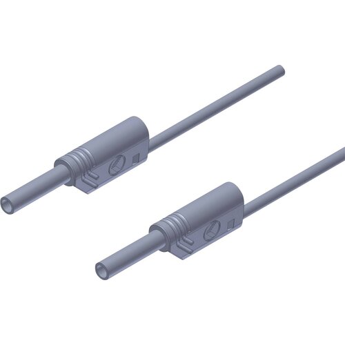 SKS Hirschmann MVL S 100/1 Au varnostni merilni kabel [lamelni vtič 2 mm - lamelni vtič 2 mm] 1.00 m siva PVC merilni kabel MVL S 100/1 Au\, 1 mm2\, 100cm\, siv\, 2 mm na 2 mm, (20422391) Cene