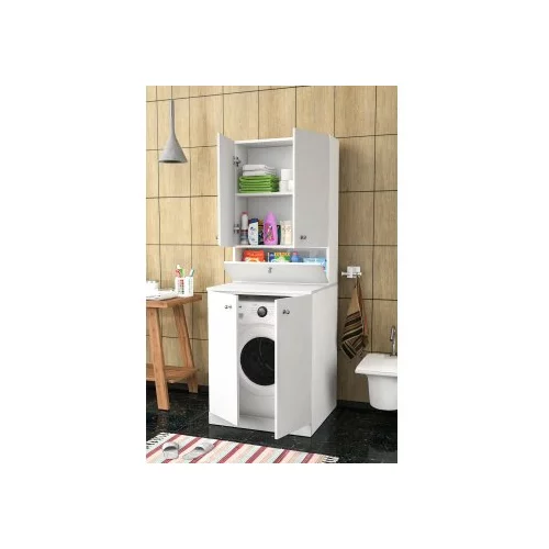 HANAH HOME Palmira - White omarica za pralni stroj, (20823549)