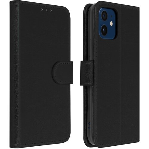 AVIZAR Folio Case iPhone 12 Mini z držalom za kartico - Crna, (20616927) Cene