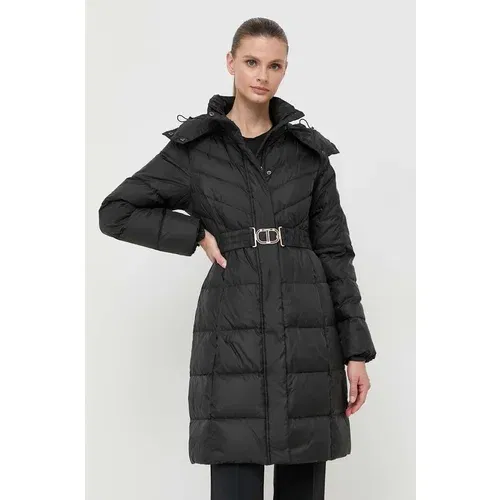 Twinset Pernata jakna za žene, boja: crna, za prijelazno razdoblje