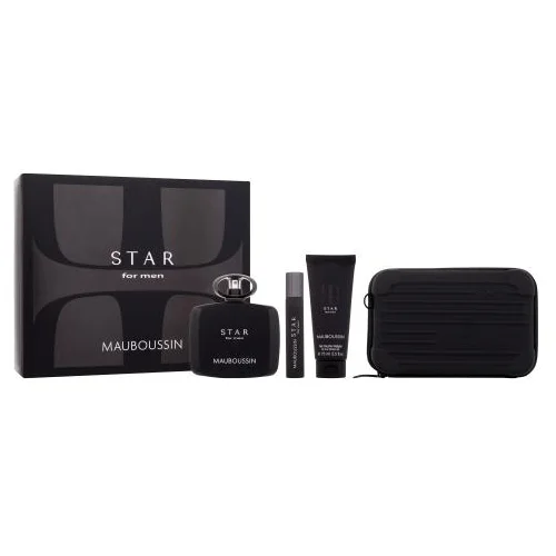 Mauboussin Star set: EDP 100 ml + EDP 20 ml + gel za tuširanje 75 ml + torba za rame za muškarce