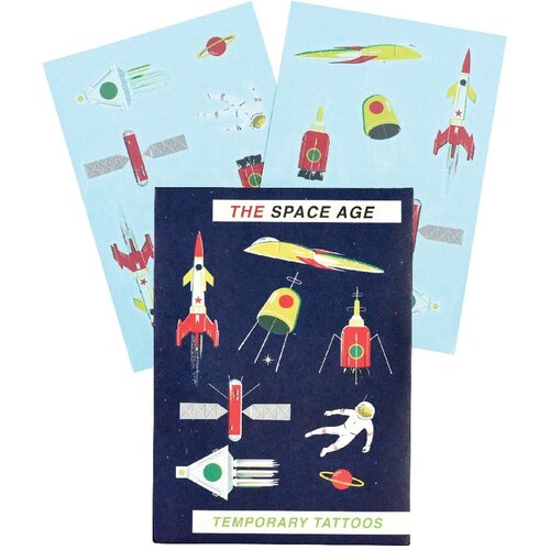 Rex London 2 seta privremenih tetovaža The Space Age Slike