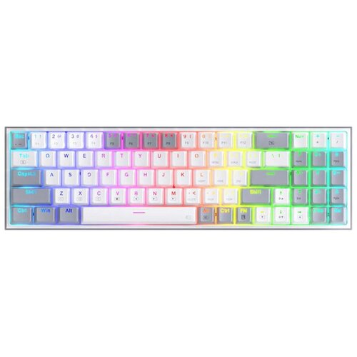 Redragon Pollux RGB Gaming Keyboard White Red Switch Cene