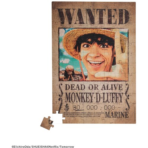 One piece Wanted Luffy A4 magnetna sestavljanka Cinereplicas Cene
