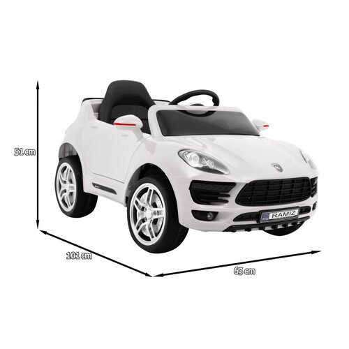  Auto na akumulator Turbo-S - bijeli Slike