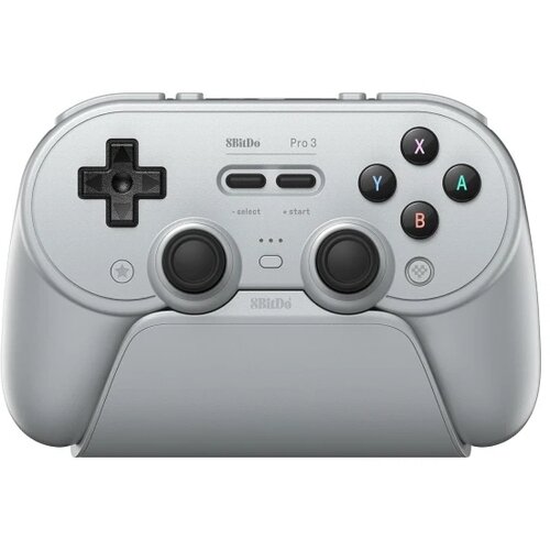 8BitDo Bežični gamepad Pro 3 BT/2.4Ghz/Multi platform/Gray edition + Dock Cene