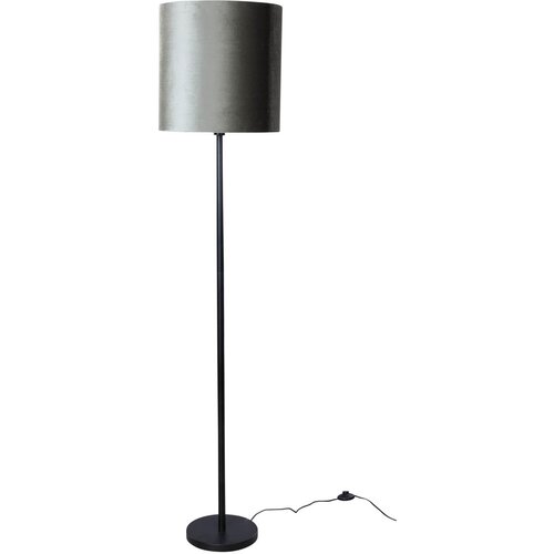 QAZQA Vloerlamp zwart met velours kap groen 40cm - Simplo Cene