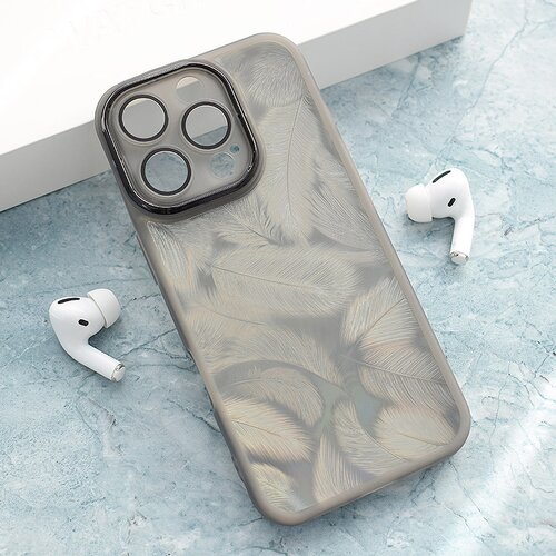  Maska za iPhone 16 Pro Max Glitter Feather crna Cene