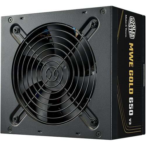Cooler Master MWE Gold V3 ATX 3.1 Non-Modular Series power supply unit 650 W 24-pin ATX Black Cene