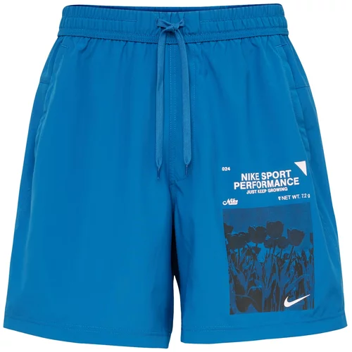 Nike Sportske hlače plava / morsko plava / bijela
