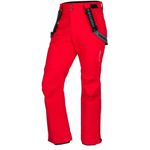 NORTHFINDER BRIAR Muške skijaške hlače, crvena, veličina