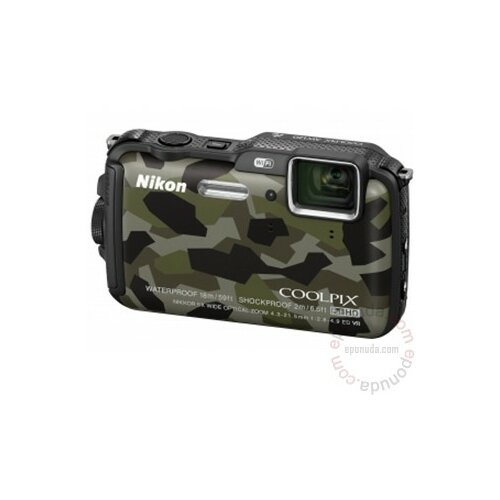 Nikon Coolpix AW120 kamuflažni digitalni fotoaparat Slike