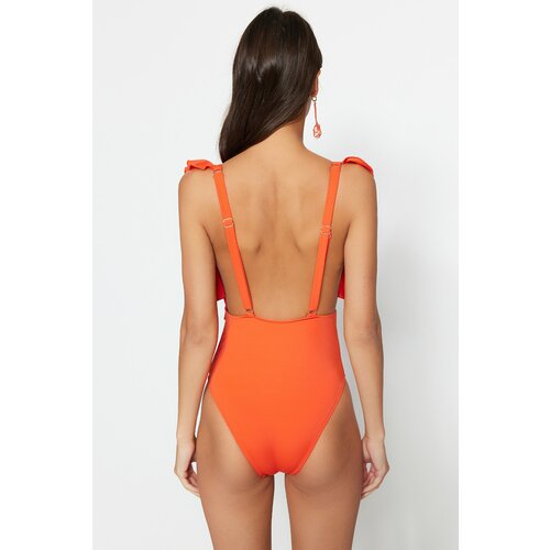 Trendyol swimsuit - Red - Plain Slike
