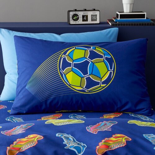Catherine Lansfield Enojna otro&amp;scaron;ka posteljnina 135x200 cm Bright Football &amp;ndash; Slike