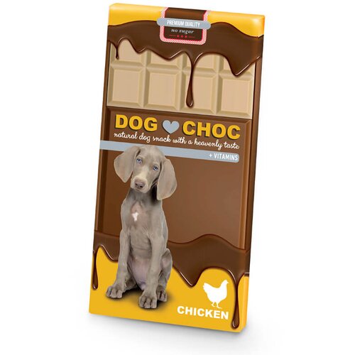 Duvo pasja čokolada dogchoc, s piščancem - 100 g Cene