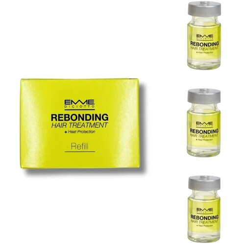 EMMEDICIOTTO REBONDING - Refill Ampule za nehu kose, 3 komada Slike