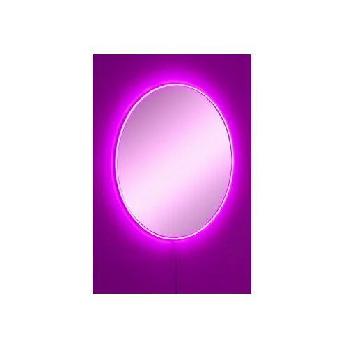HANAH HOME ogledalo sa led osvetljenjem round diameter: 60 cm pink Cene