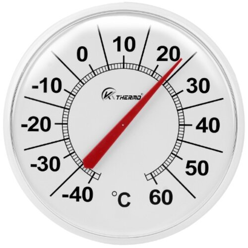 INF Stenski mehanski termometer v &deg;C z velikim &scaron;tevilčnikom, brez baterij, (5000323079) Cene
