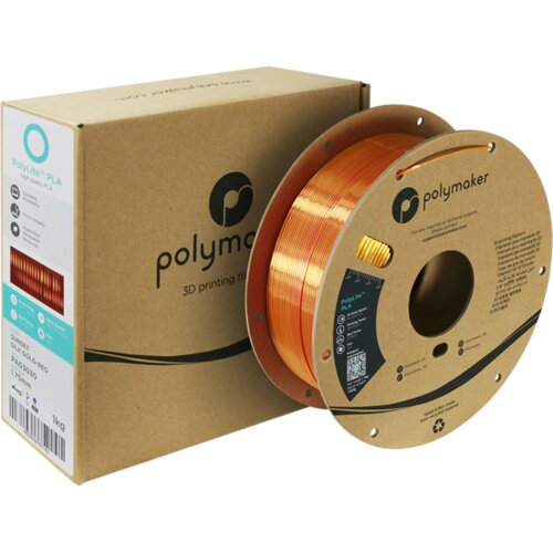 Polymaker PolyLite Dual Silk PLA Sunset Gold-Red Slike