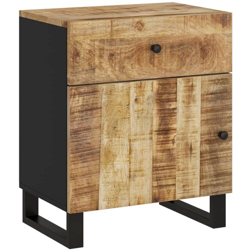 Maison Chic Nočna omarica - Nočna miza 50x33x60 cm trden mangov les in inženirski les, (21689817) Cene