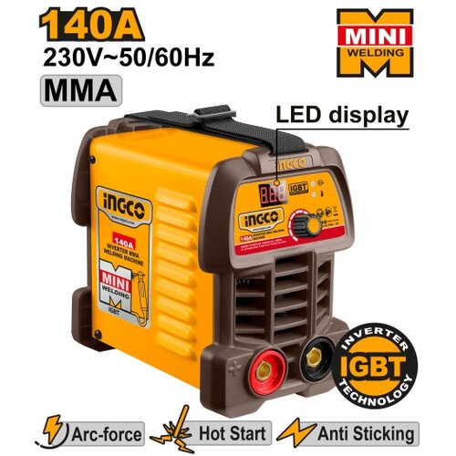 Ingco ing-mma14049e aparat za zavarivanje led 140a ( ING-MMA14049E ) Cene
