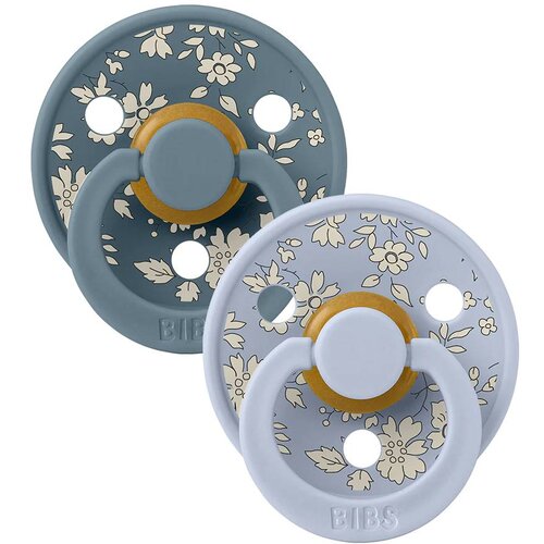 Bibs x Liberty Colour dude Capel (okrugle) - Dusty Blue mix (0+) Cijene