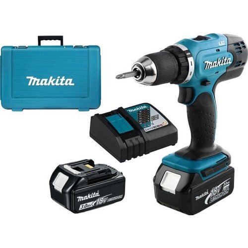 Makita DDF453RFE drill 1.6 kg Black, Blue Cijene